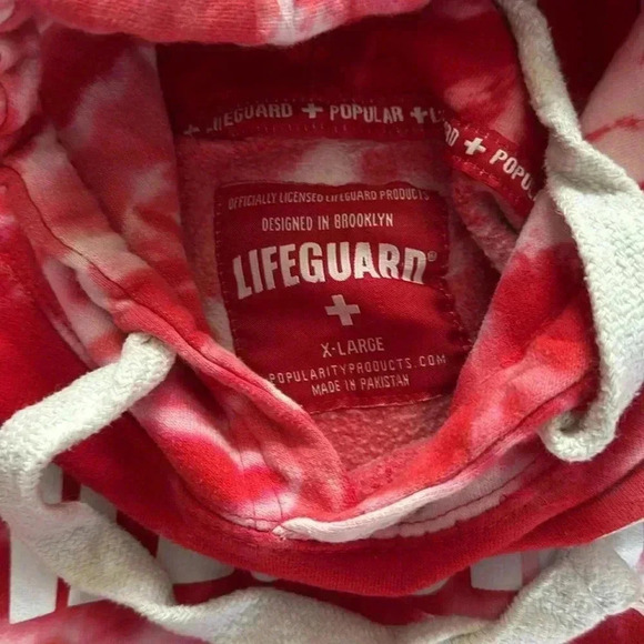 Set of 2 Lifeguard cropped sweatshirts. Anna Maria Island. Size small and XL. - Picture 3 of 5